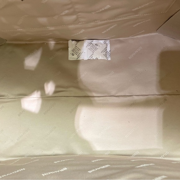 Brahmin Rich Brown Crocodile-Embossed Travel Bag - Picture 10 of 10